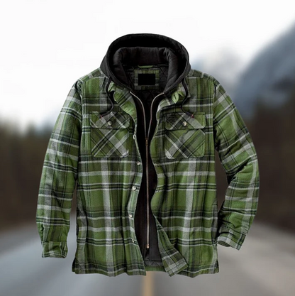 Herren Kapuzenjacke Sportlich Warm - IdealeKleiden