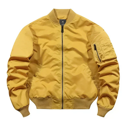 Elegante Herren Pilotenjacke Klassisches Design
