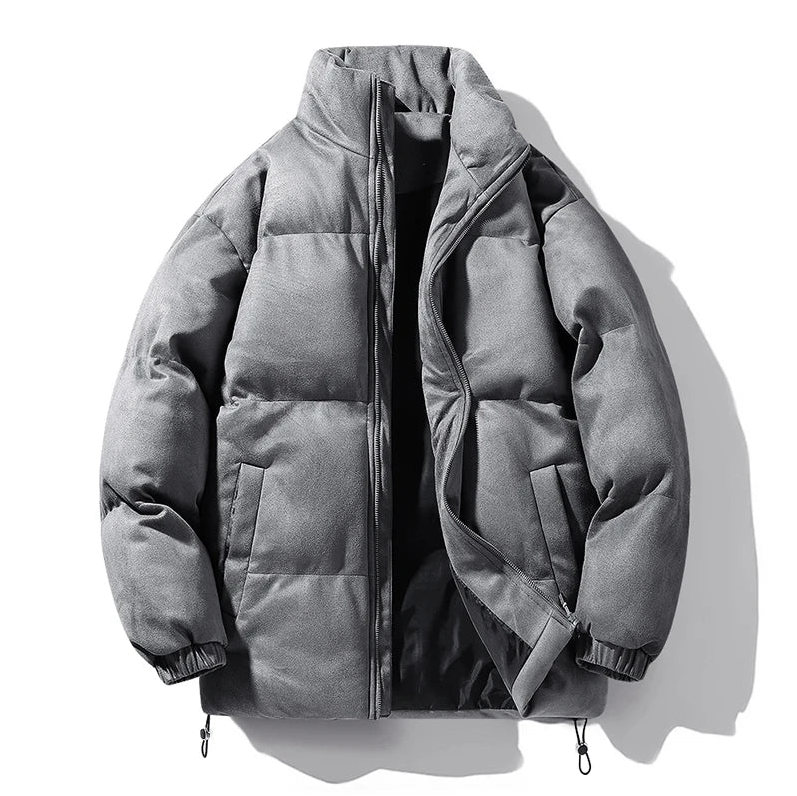Herren Parka Wildleder Klassisch Elegant