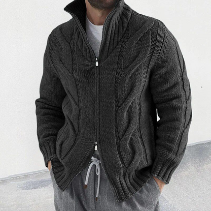 Herren Strickjacke Warm Elegant Qualität