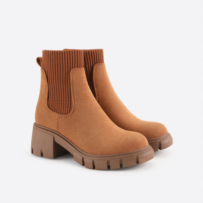 Hohe Stiefeletten Dicksohlige Boots