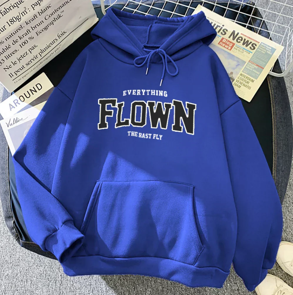 Modischer Damen Pullover Kapuze Aufdruck Trendy
