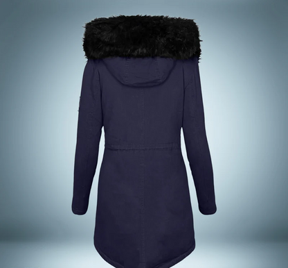 Winterparka mit Weichem Pelz - IdealeKleiden