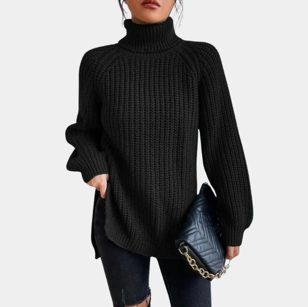 Luxus Rollkragenpullover Damen Weich und Elegant - IdealeKleiden
