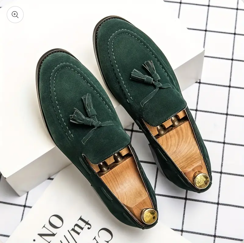 Herren Pantoffel Vintage Leder