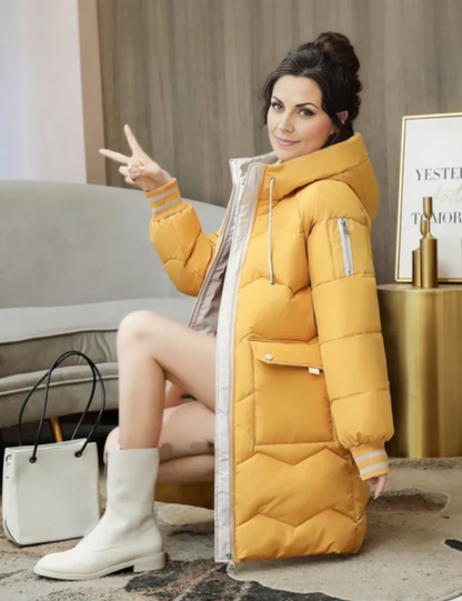 Warm gefütterte Damen-Parka Winterjacke