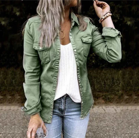Stylische Damen Jeansjacke Modern