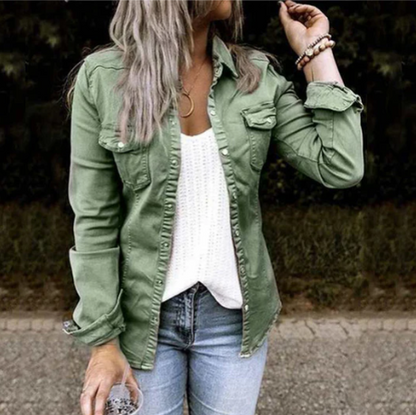 Stylische Damen Jeansjacke Modern