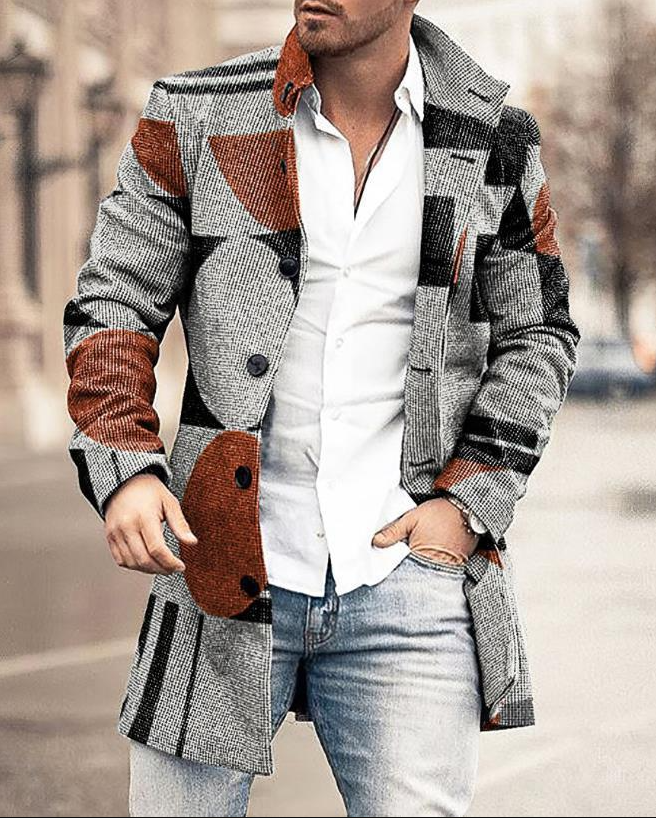Herren Winterjacke Isoliert mit Kapuze