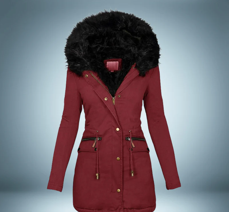 Winterparka mit Weichem Pelz