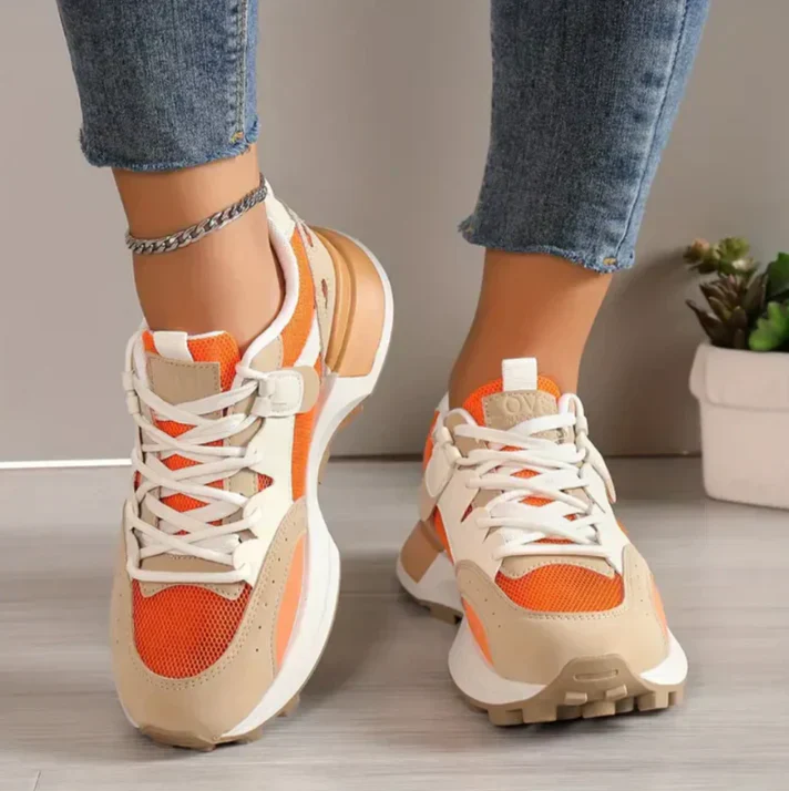 Moderne Sneaker Damen Leicht Farbenfroh - IdealeKleiden