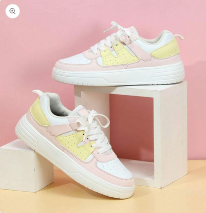 Damen Sneaker Bequem Leicht