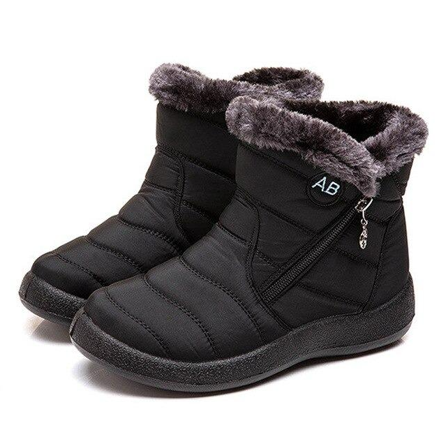 Warme Winterstiefel Wasserdicht Outdoor - IdealeKleiden