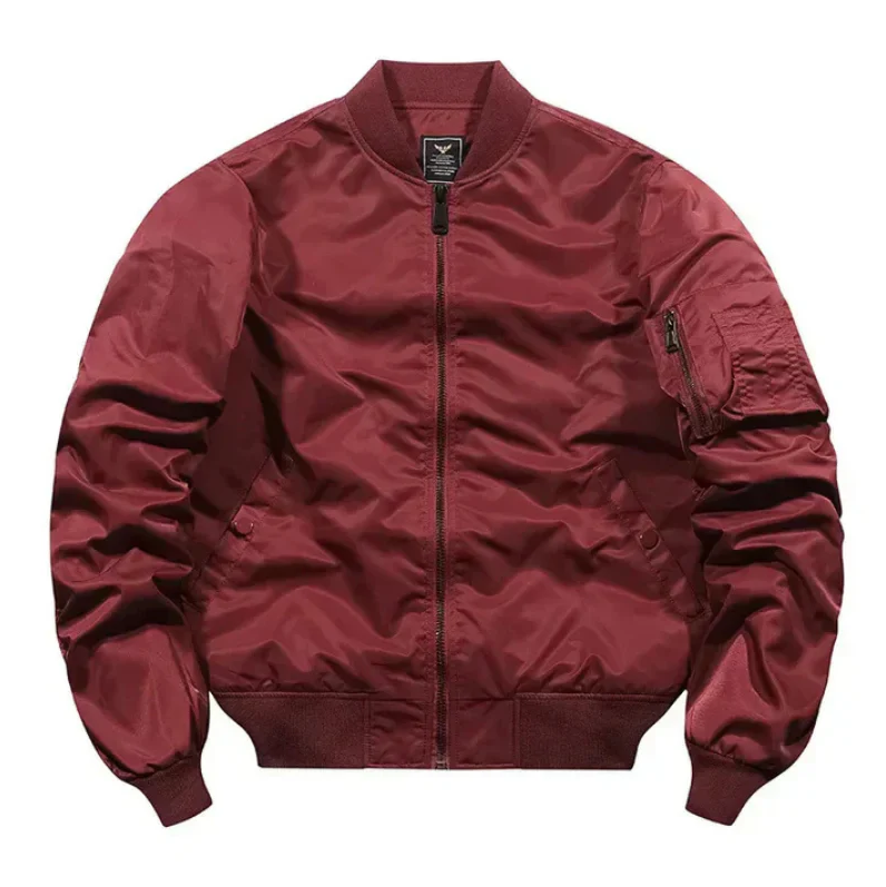 Elegante Herren Pilotenjacke Klassisches Design