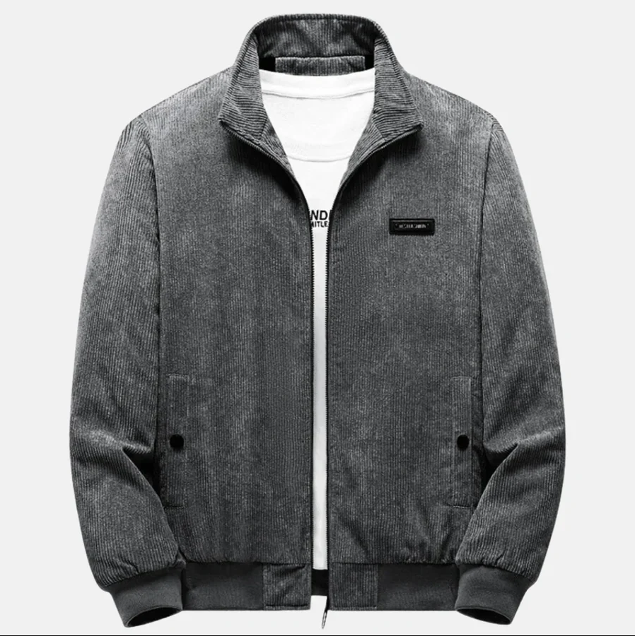 Herren Cordjacke Retro Stil Lässig - IdealeKleiden