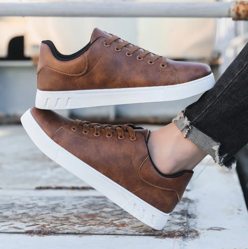 Elegante Herrenschuhe Lederoptik Klassik - IdealeKleiden