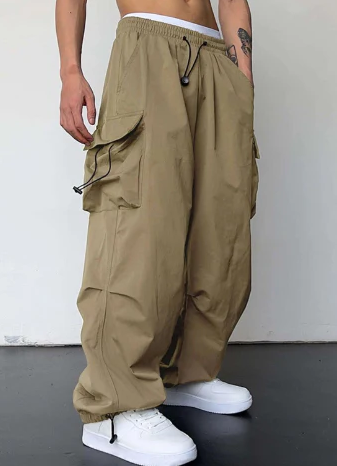 Bequeme Herrenhose Lockere Passform Elastisch - IdealeKleiden