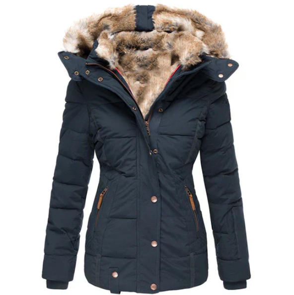 Taillierter Wintermantel Damen Elegant - IdealeKleiden