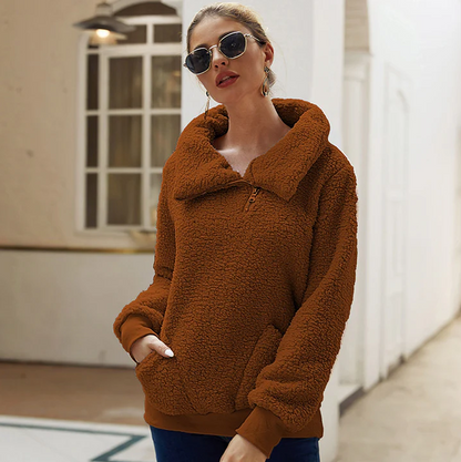 Weicher Damen Pullover Lässig Warm Strick