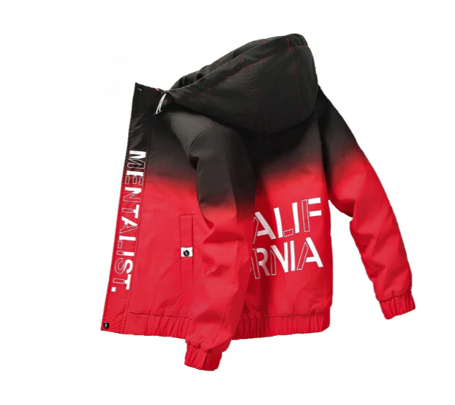 Herren Übergangsjacke Ombre Effekt Trendy