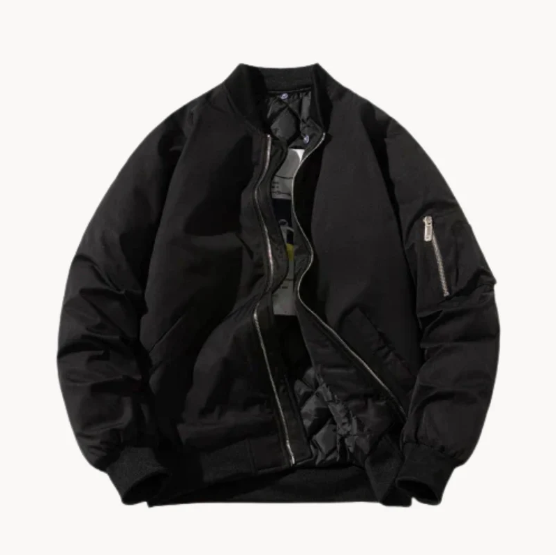 Stylische Herren Bomberjacke Modern Urban Style - IdealeKleiden