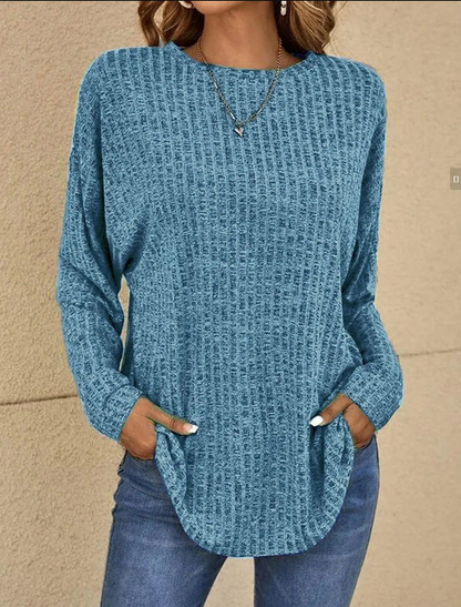 Lässiger Pullover mit Struktur