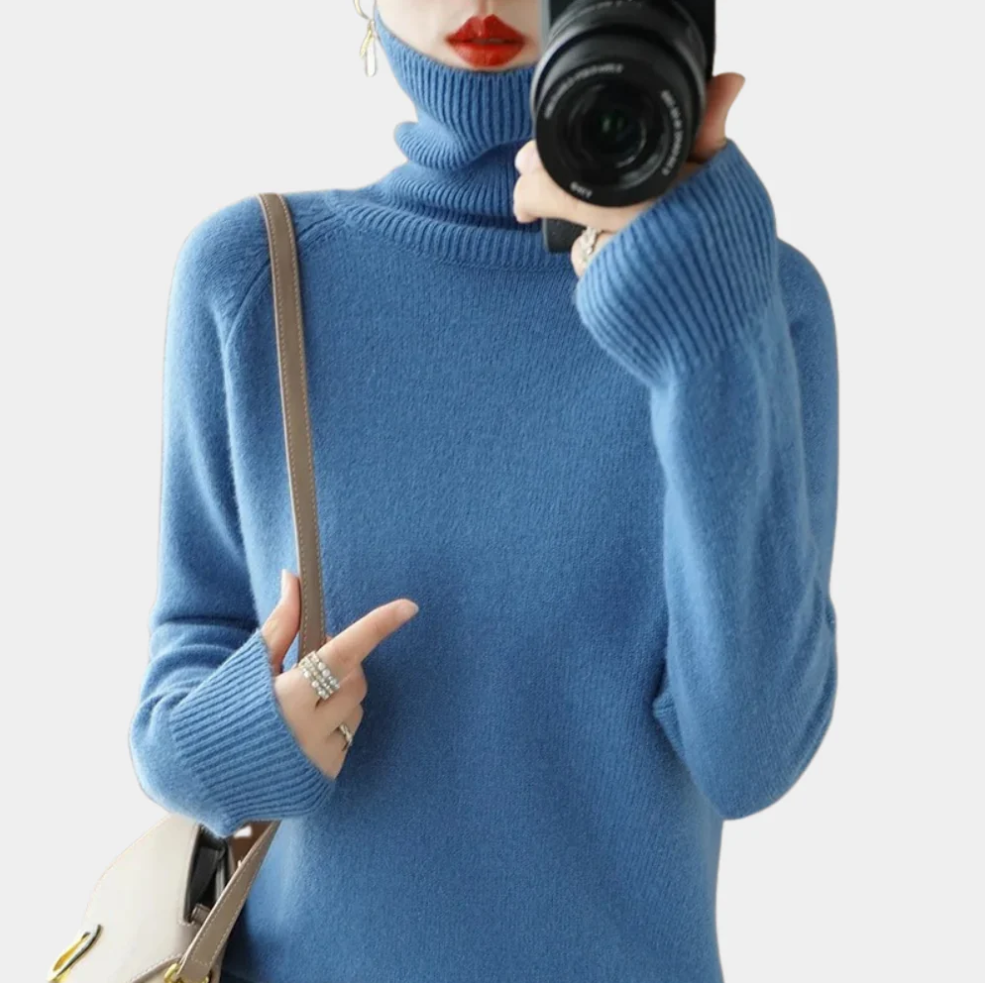 Eleganter Damen Pullover Soft Komfort - IdealeKleiden