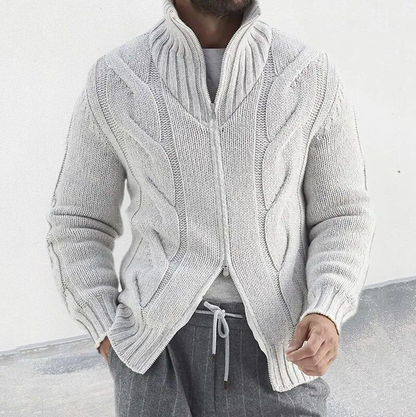 Herren Strickjacke Warm Elegant Qualität - IdealeKleiden