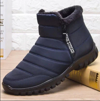 Wasserdichte Herren-Stiefel Warm Baumwolle Kordelzug