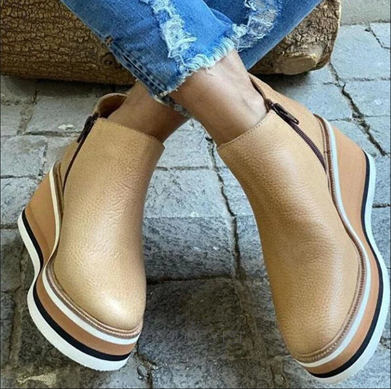 Hohe Plateauschuhe für Damen