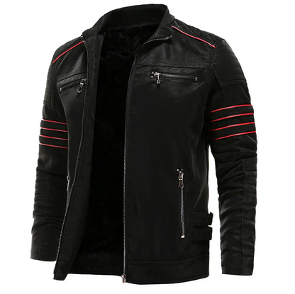 Motorrad Lederjacke Herren Robust Stylish