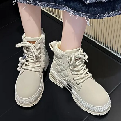 Bequeme Damen Stiefeletten Vielseitig - IdealeKleiden