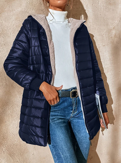 Elegante Damen Winterjacke Modern Style