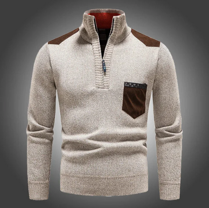 Wärmer Winterpullover für Herren - IdealeKleiden