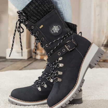 Wasserdichte Schneestiefel Damen Warm Winterstiefel