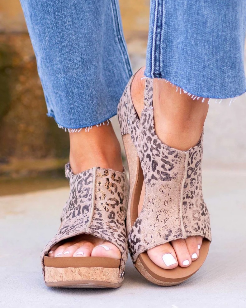 Bequeme Damen-Sandalen Komfort Fußbett