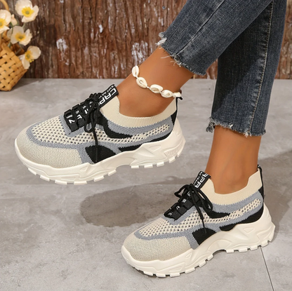 Leichte Damen Sportschuhe Mesh Atmungsaktiv