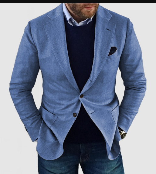 Herren Strickjacke Lässig Einfarbig Langarm