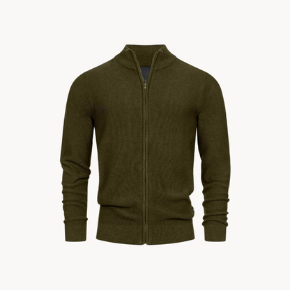 Moderner Herren Pullover Reißverschluss Bequem - IdealeKleiden