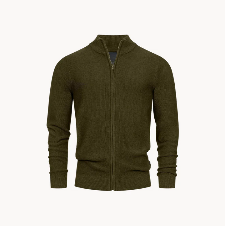 Moderner Herren Pullover Reißverschluss Bequem - IdealeKleiden