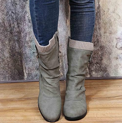 Warme Damen Winterstiefel Bequem & Gemütlich