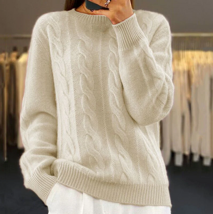 Kuschelpullover Weich Stricken