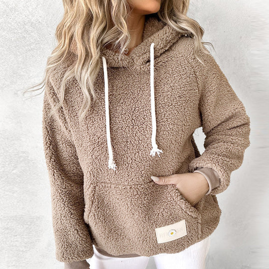 Weiche Fleece-Teddyjacke Damen - IdealeKleiden