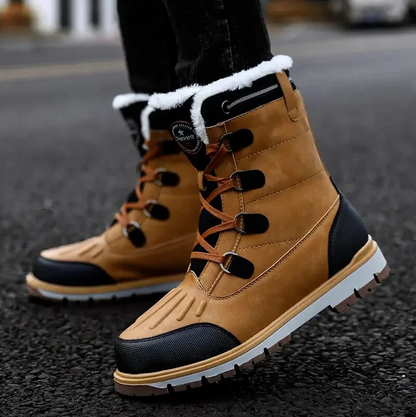 Warme Herrenstiefel Isoliert Wasserdicht
