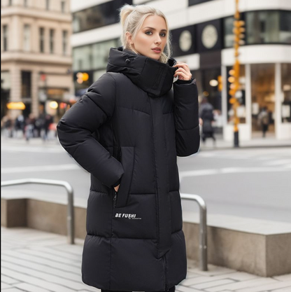 Stylische Daunenjacke Grau Damen