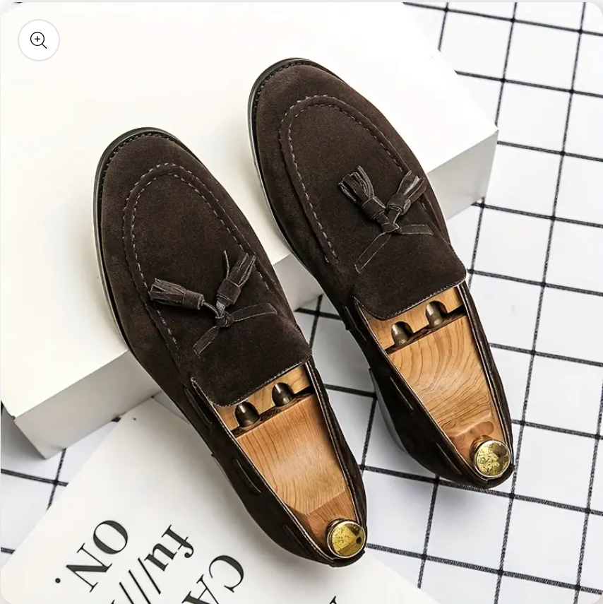 Herren Pantoffel Vintage Leder