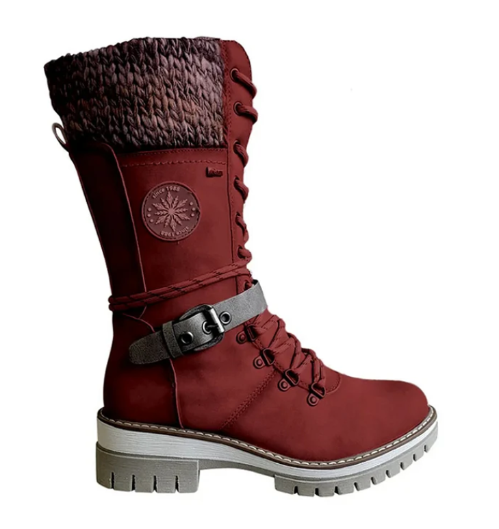 Wasserdichte Schneestiefel Damen Warm Winterstiefel - IdealeKleiden