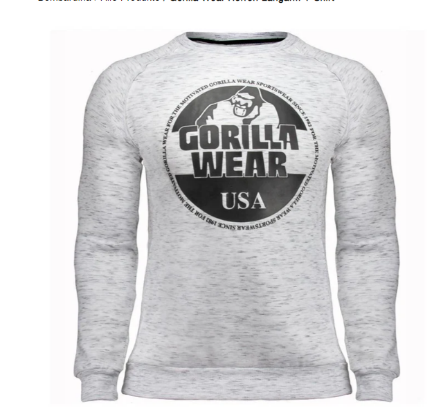 Herren Langarmshirt Gorilla Design Cool