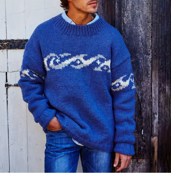 Surf Strickpullover Herren Maritim - IdealeKleiden