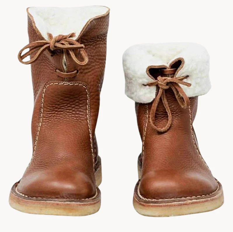 Wasserdichte Damen-Mantel mit Wollfutter - IdealeKleiden